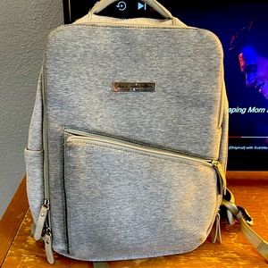 Petunia Pickle Bottom Work + Play Backpack in Neoprene Grey